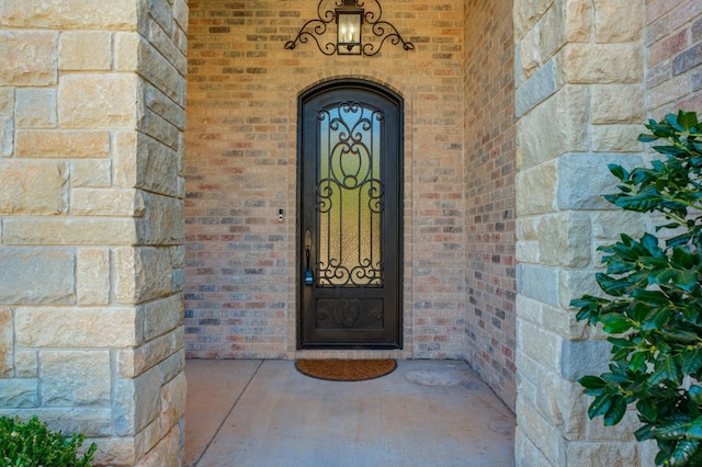 view of entrance to property