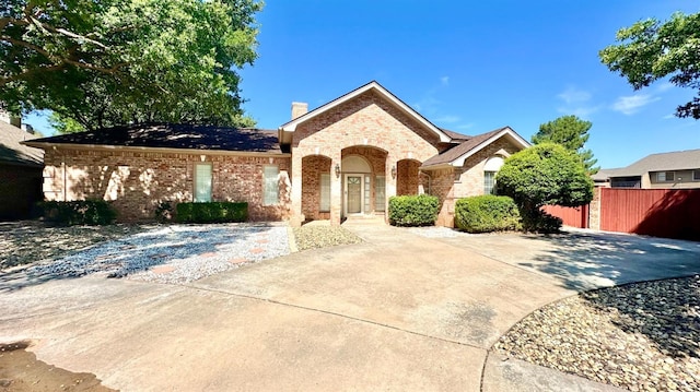 view of front of home