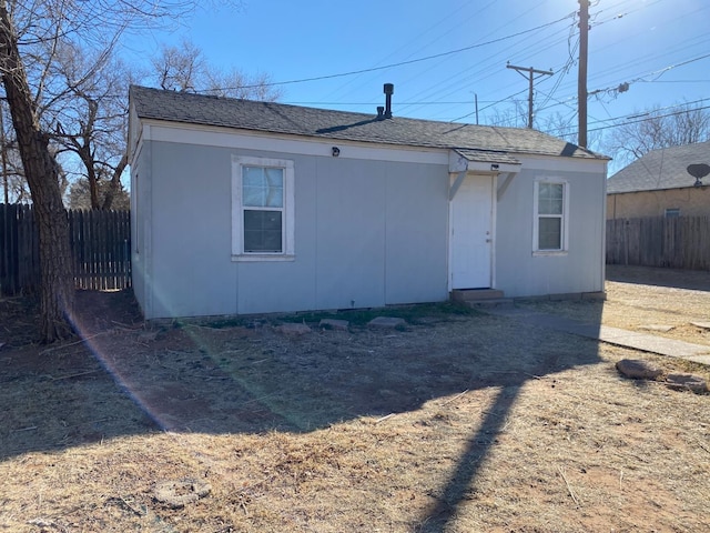 view of rear view of house