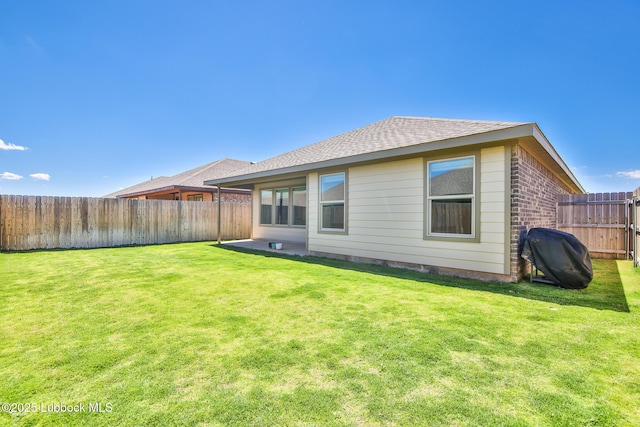 7406 9th St, Lubbock, TX 79416 - rear view of house with brick siding