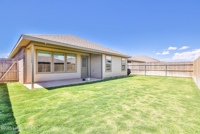 7406 9th St, Lubbock, TX 79416 - rear view of property featuring a patio and roof with shingles