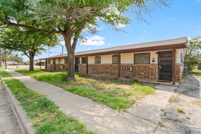 view of ranch-style home