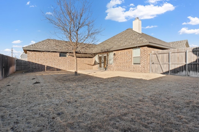 view of rear view of property