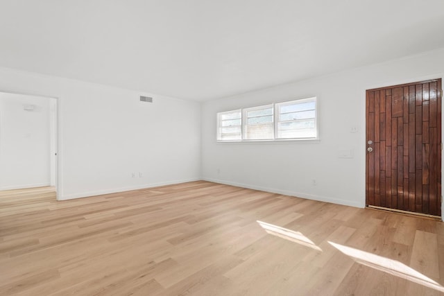 interior space featuring light hardwood / wood-style flooring