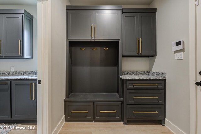 10907 Vicksburg Ave, Lubbock, TX 79424 - mudroom with baseboards and light wood-style floors