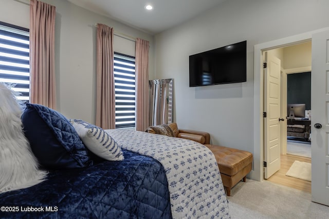 10907 Vicksburg Ave, Lubbock, TX 79424 - carpeted bedroom featuring recessed lighting