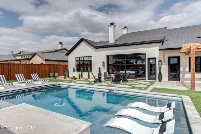4510 Zadar Ave, Lubbock, TX 79407 - view of swimming pool featuring a patio