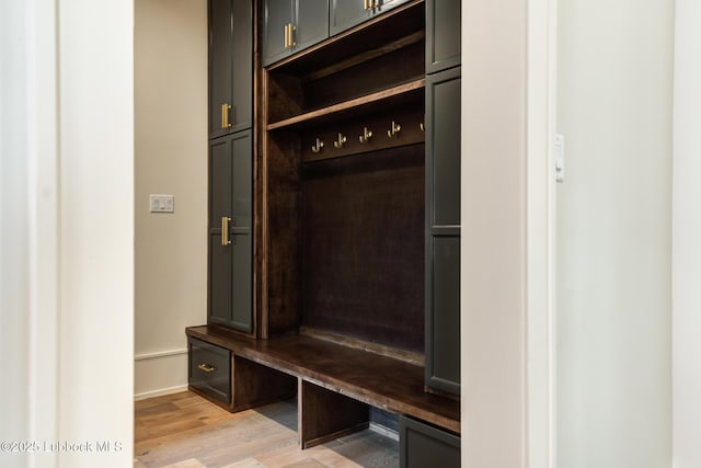 4510 Zadar Ave, Lubbock, TX 79407 - mudroom featuring light wood-type flooring and baseboards
