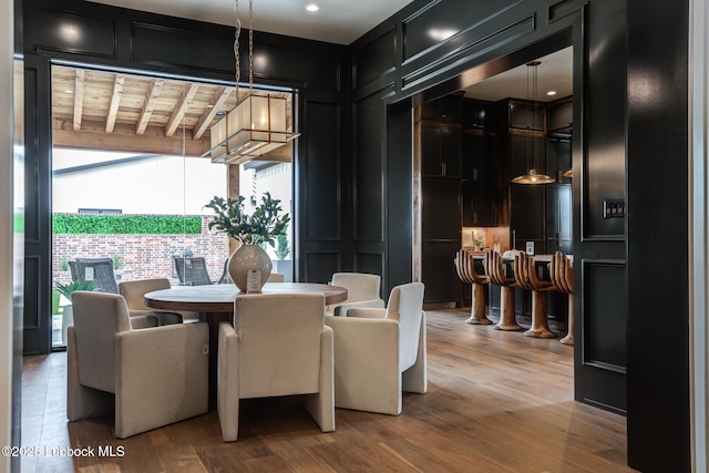 4510 Zadar Ave, Lubbock, TX 79407 - dining room featuring wood finished floors