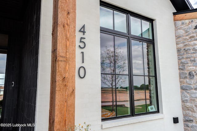 4510 Zadar Ave, Lubbock, TX 79407 - exterior view of stone siding