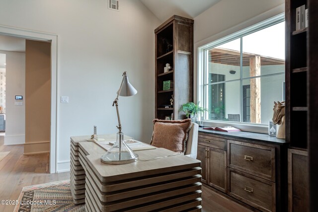 4510 Zadar Ave, Lubbock, TX 79407 - office area with wood finished floors and baseboards