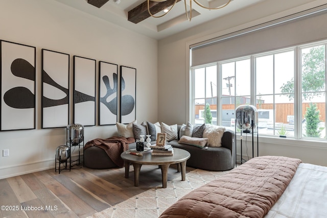 4510 Zadar Ave, Lubbock, TX 79407 - living area featuring wood finished floors and healthy amount of natural light