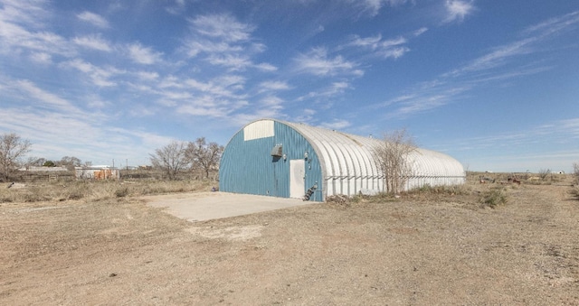 view of outdoor structure