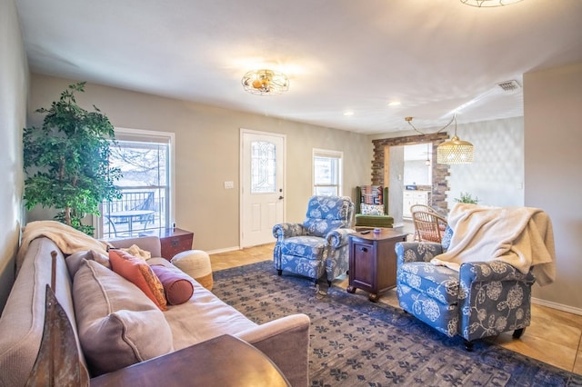 view of living room