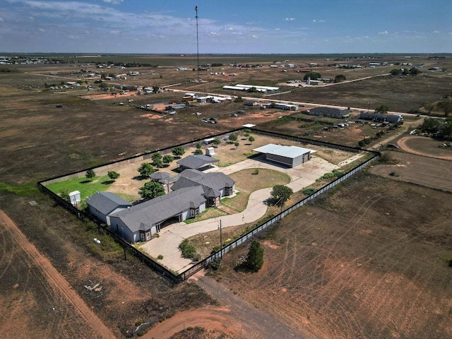 drone / aerial view featuring a rural view