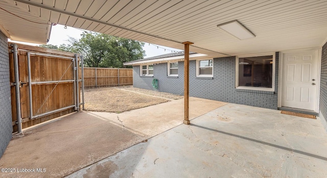 3410 53rd St, Lubbock, TX 79413 - view of patio with a gate