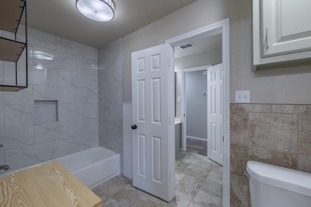 bathroom with vanity and a notable chandelier