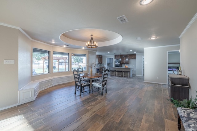 bedroom with dark hardwood / wood-style floors and a textured ceiling