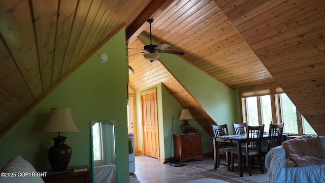 33405 Keystone Dr, Soldotna, AK 99669 - bedroom featuring wooden ceiling and vaulted ceiling