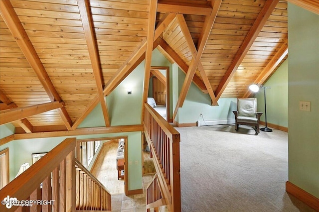 33405 Keystone Dr, Soldotna, AK 99669 - bonus room with wood ceiling and carpet