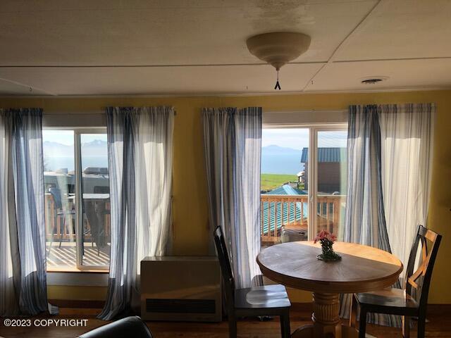 view of dining area