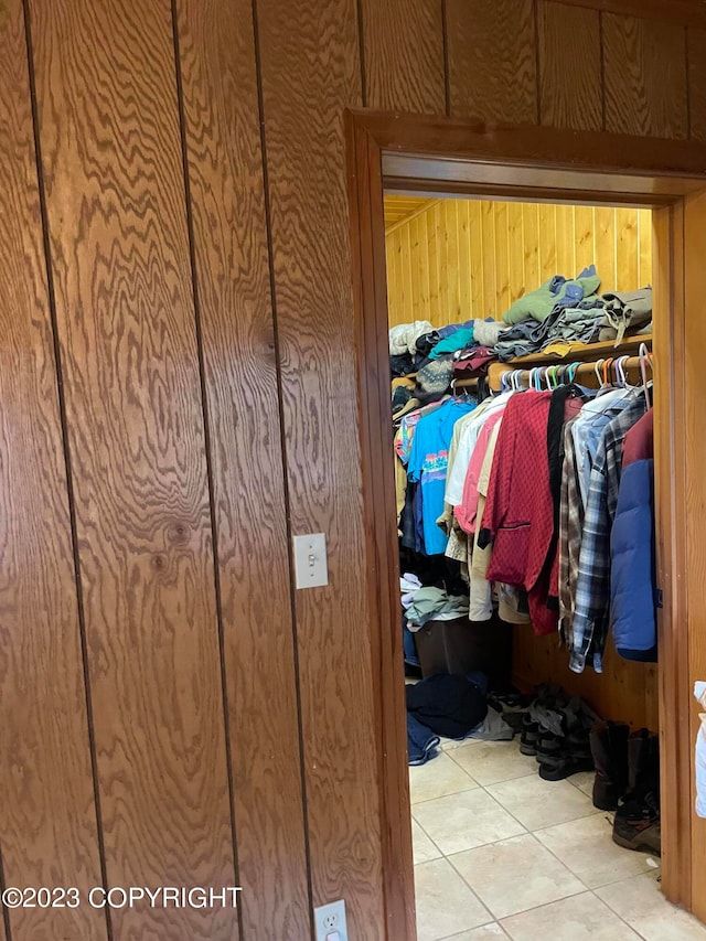 view of closet