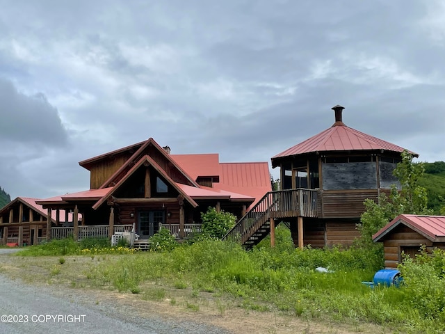 view of rear view of house