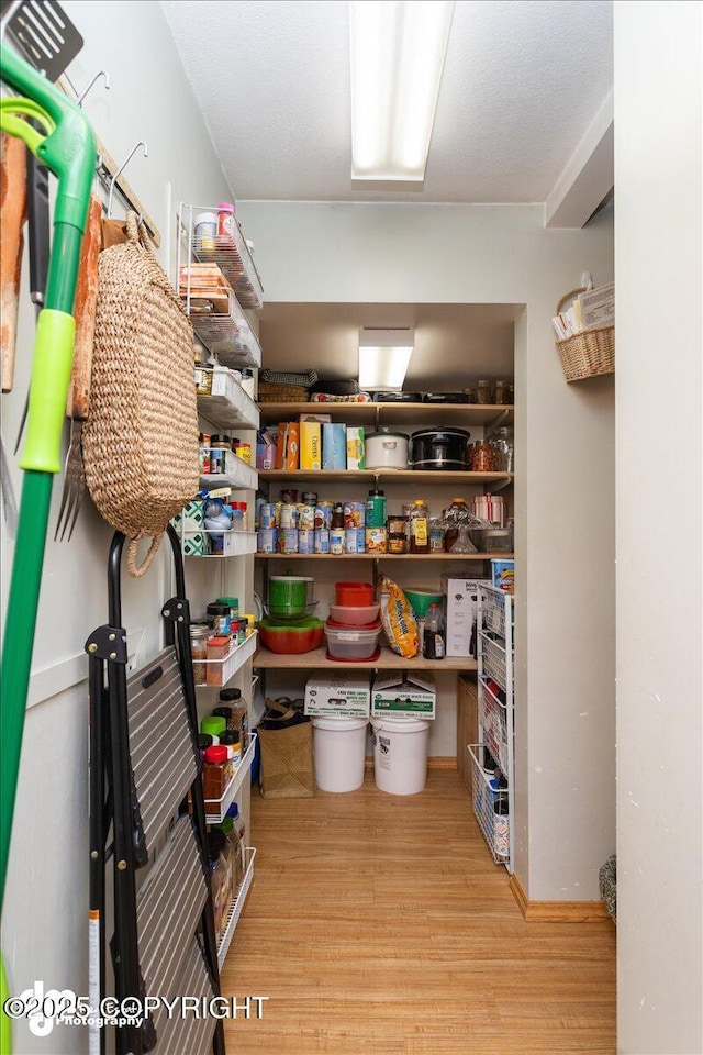 view of pantry