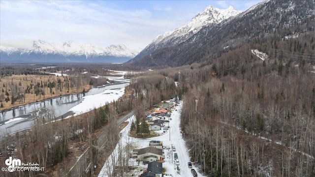 property view of mountains with a view of trees