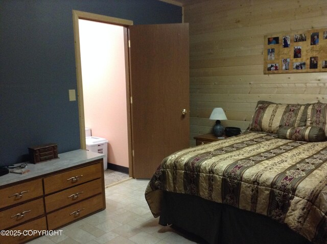 1832 Nerka Loop, Dillingham, AK 99576 - bedroom with wood walls and light flooring