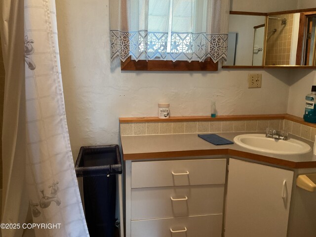 1832 Nerka Loop, Dillingham, AK 99576 - bathroom featuring vanity and tiled shower