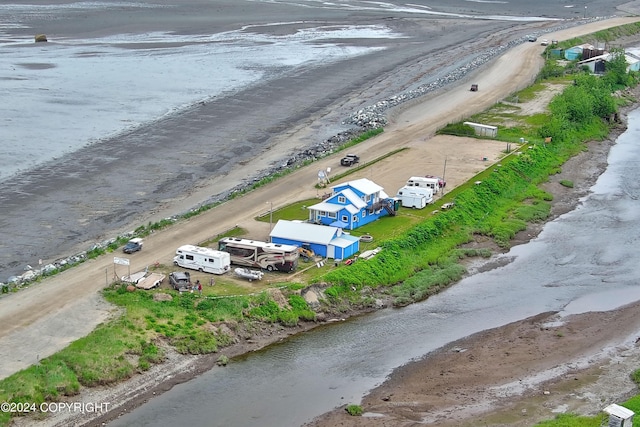 15264 Airport Ln, Ninilchik, AK 99639 - birds eye view of property featuring a water view