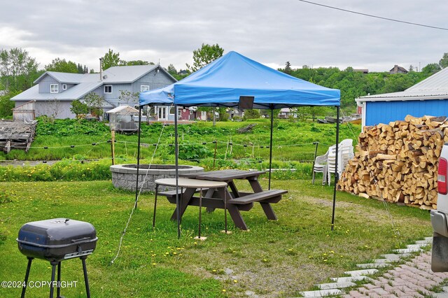 15264 Airport Ln, Ninilchik, AK 99639 - view of yard