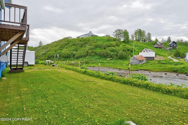 15264 Airport Ln, Ninilchik, AK 99639 - view of yard featuring stairs