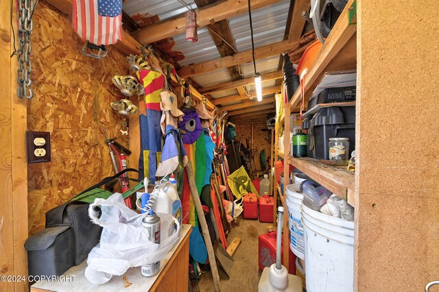 15264 Airport Ln, Ninilchik, AK 99639 - view of storage room