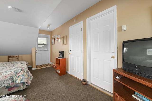 15264 Airport Ln, Ninilchik, AK 99639 - bedroom featuring baseboards and dark carpet
