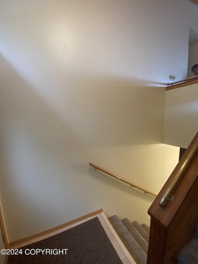 view of stairs