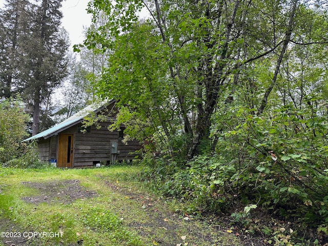 344 Eagle Bluff Dr, Haines, AK 99827 - view of yard