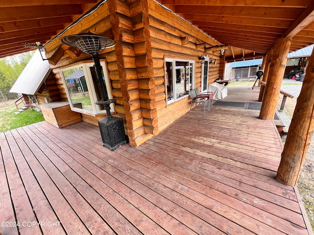 view of deck