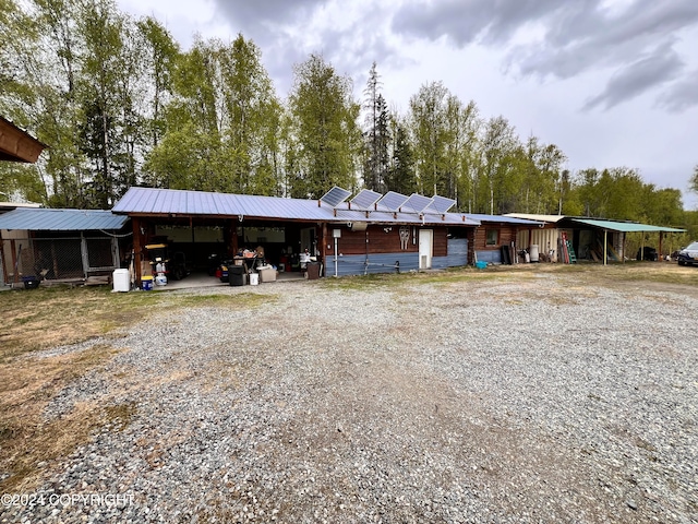 view of stable