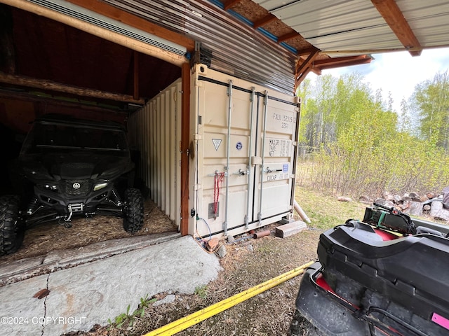 view of outbuilding