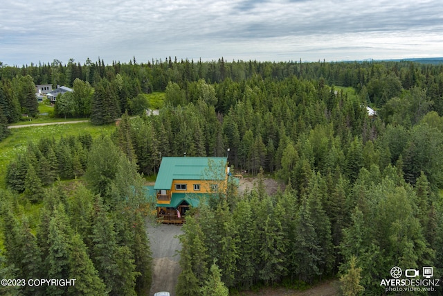 view of drone / aerial view