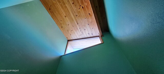 9450 Keshon Cir, Wasilla, AK 99654 - unfurnished room featuring wood ceiling