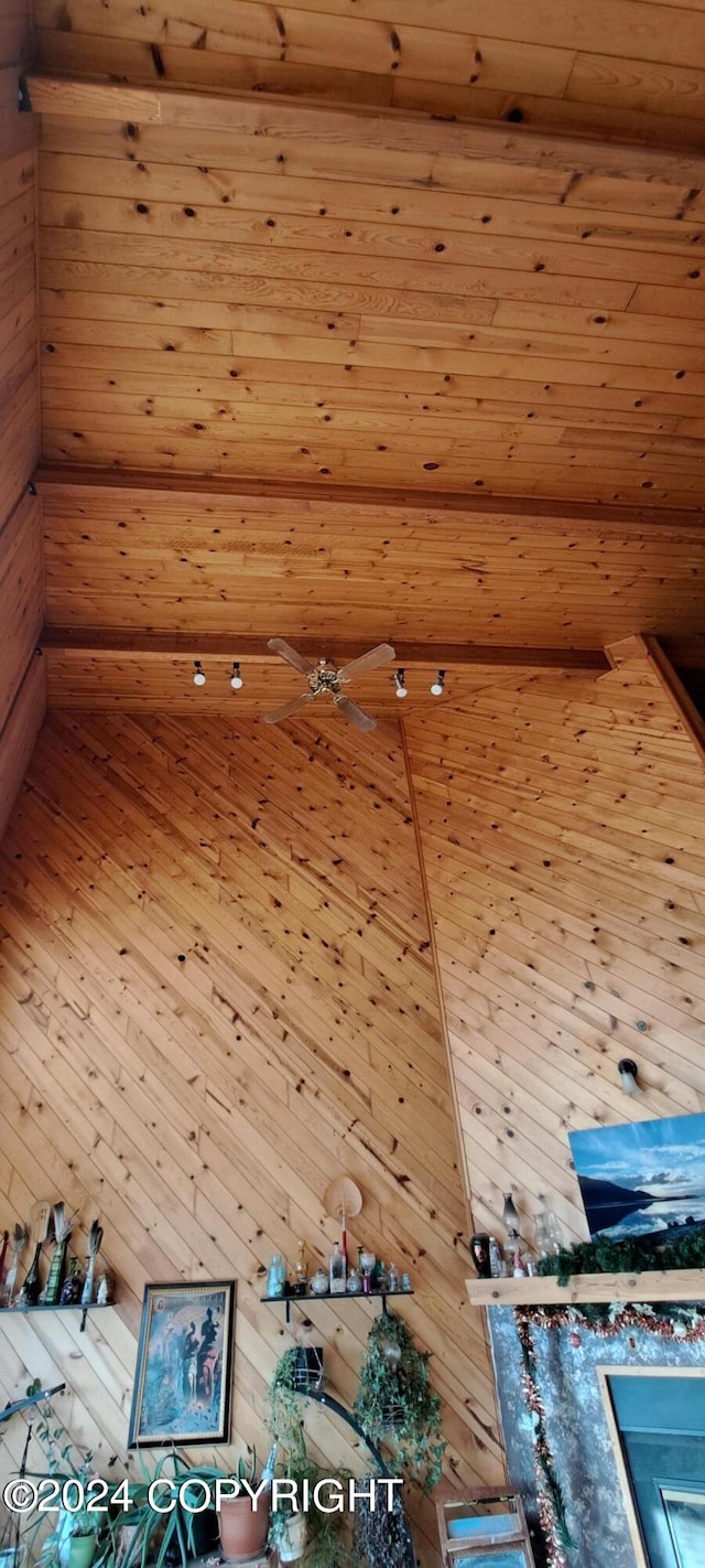 9450 Keshon Cir, Wasilla, AK 99654 - additional living space with wood ceiling