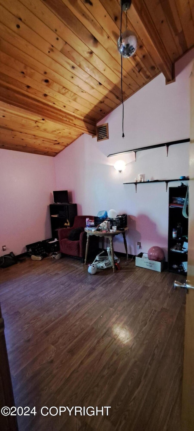 9450 Keshon Cir, Wasilla, AK 99654 - office space with wood ceiling and wood finished floors
