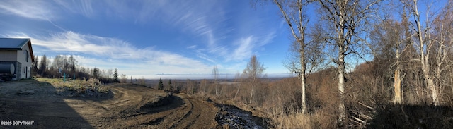 view of road