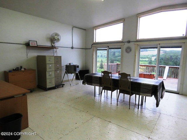 view of dining room