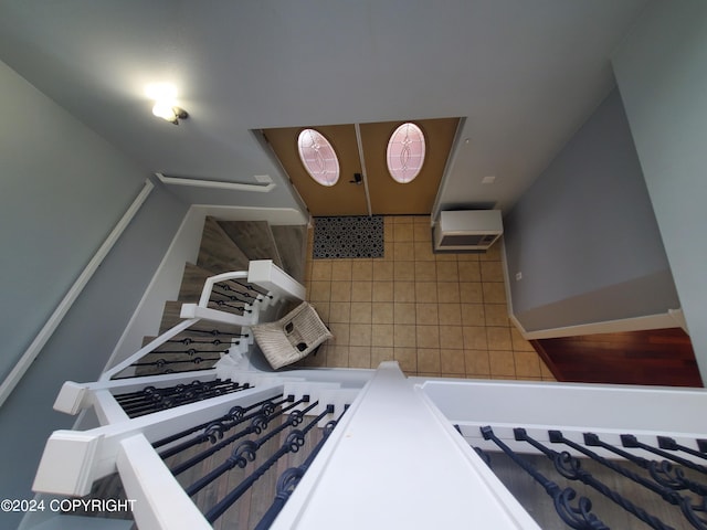 kitchen with tile patterned flooring