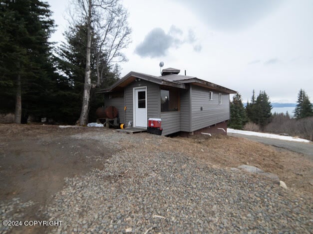 view of front of property