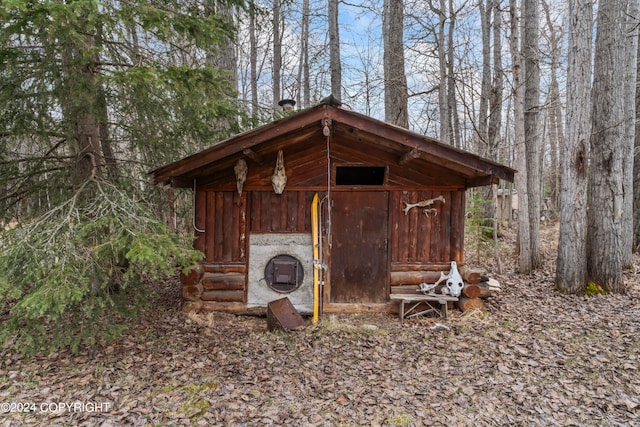 view of shed / structure